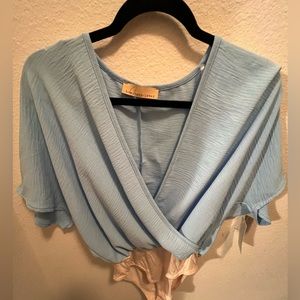 Baby Blue Bodysuit NEW With Tag